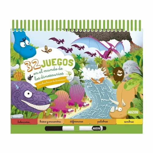 32-juegos-en-el-mundo-de-los-dinosaurios-Auzou-portada