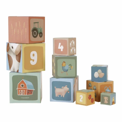 Bloques-apilables-pequeña-granja-Little-Dutch-piezas