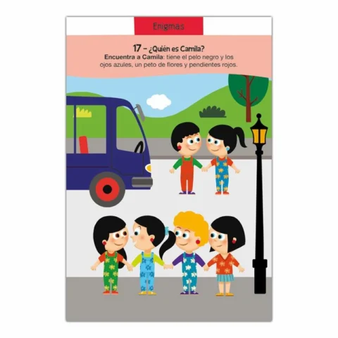 Ejemplo página actividades del libro 45 juegos de paseo