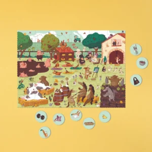 Farmtastic-Puzzle-de-Londji-montado