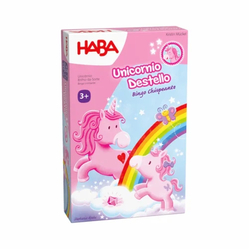 Haba-unicornio-destello-bingo-chispeante-caja