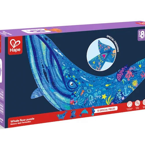 Hape-puzzle-ballena-200piezas-caja