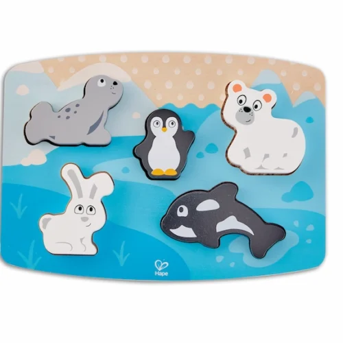 Hape-puzzle-tactil-animales-del-artico-completo