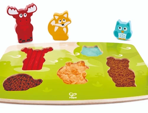 Hape-puzzle-tactil-animales-del-bosque