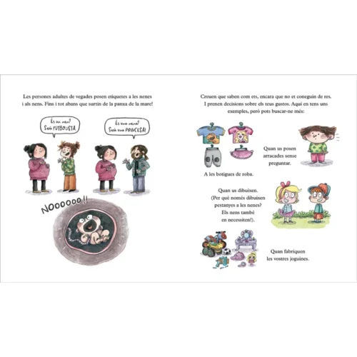 Interior-de-l'àlbum-il·lustrat-Fora-Etiquetes-de-Lucia-Serrano