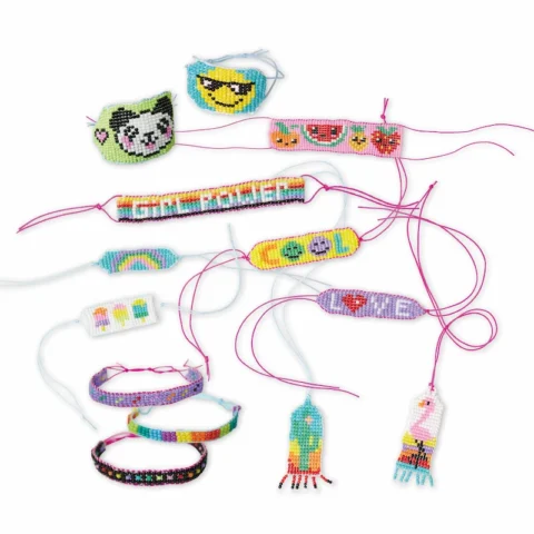 Janod kit de telar y joyas pulseras-creadas