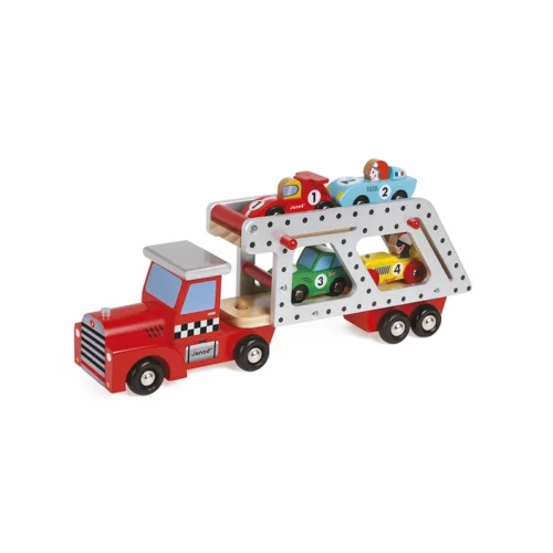 Janod-camion-portacoches-con-4-coches