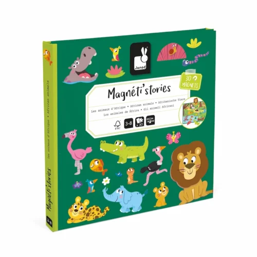 Janod-magnetistories-los-animales-de-africa-libro-cerrado
