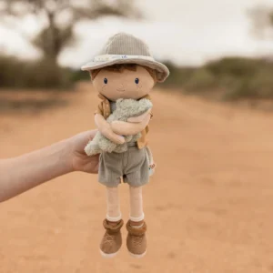 Jim-explorador-Muneco-Blandito-Little-Dutch-con-cocodrilo