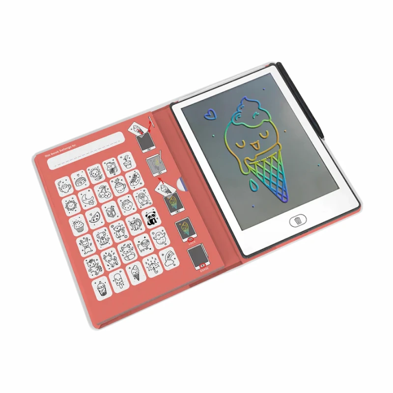 Kidydraw-mini-Kawai-tableta-de-dibujo-para-niños-abierta