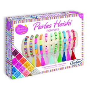 Kit-pulseras-Heishi-Pompones