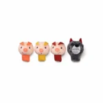 Lilliputiens-marionetas-de-dedo-lobo-y-los-tres-cerditos