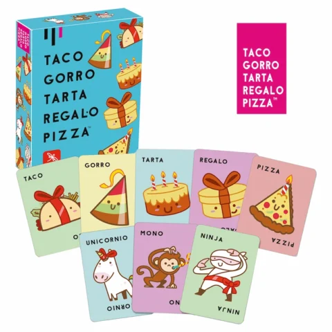 Ludilo-taco-gorro-tarta-regalo-pizza-bodegon