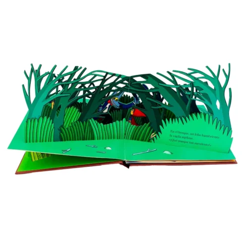 Página-de-ejemplo-del-libro-Caperucita-Roja-Mini-Pops-de-Combel-Meritxell-Martí-y-Xavier-Salomó