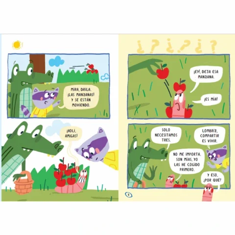 Página-del-libro-Drila-Cocodrila-6-Compartir-es-vivir