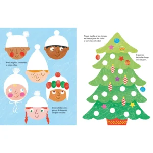 Pinta-con-los-dedos-Navidad-ejemplo-pagina