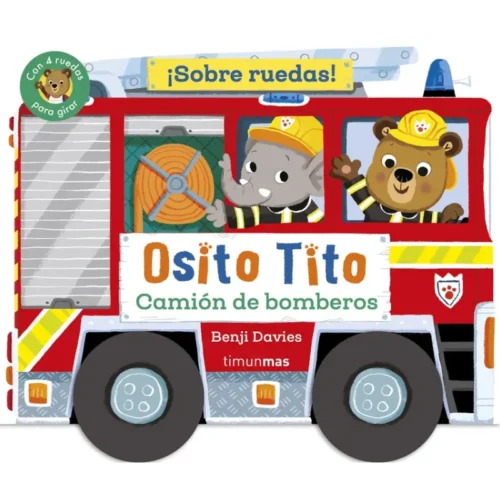 Portada-del-cuento-Osito-Tito-Sobre-Ruedas-Camión-de-Bomberos