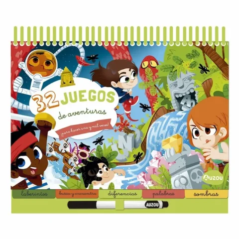 Portada del libro Busca y Encuentra 32 juegos de aventuras