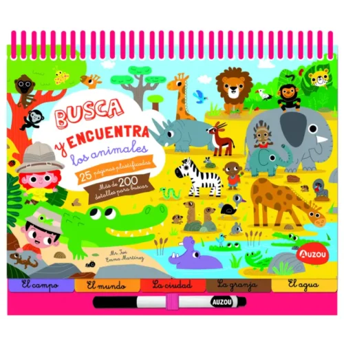 Portada-del-libro-Busca-y-encuentra-Los-animales-de-Auzou