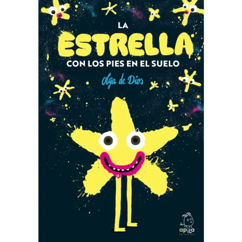 Portada-del-libro-La-estrella-con-los-pies-en-el-suelo-de-Olga-de-Dios-álbum-Ilustrado-Infantil