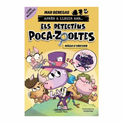 Portada-del-llibre-Els-detectius-poca-zooltes-4-Màgia-d'unicorn