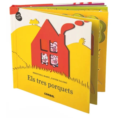 Portada-del-llibre-Els-tres-Porquets-Mini-Pops-de-Combel-Meritxell-Martí-i-Xavier-Salomó