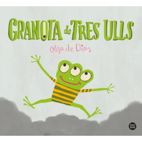 Portada-del-llibre-Granota-de-Tres-Ulls-de-Olga-de-Dios-àlbum-Il·lustrat