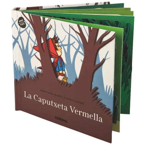 Portada-del-llibre-La-Caputxeta-Vermella-Mini-Pops-de-Combel-Meritxell-Martí-i-Xavier-Salomó