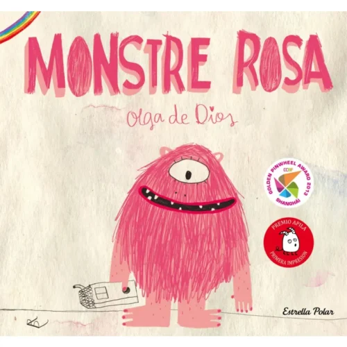 Portada-del-llibre-Monstre-Rosa-de-Olga-de-Dios-álbum-Il·lustrat-infantil