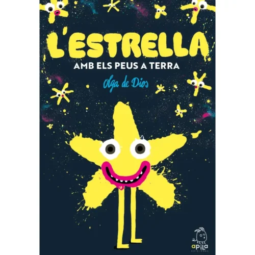 Portada-del-llibre-lEstrella-amb-els-peus-a-terra-de-Olga-de-Dios-álbum-il·lustrat-infantil