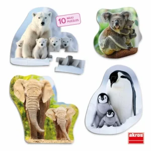 Puzle-Animales-y-sus-crias-Akros