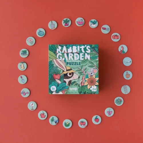 Rabbits-Garden-Puzzle-de-Londji-caja