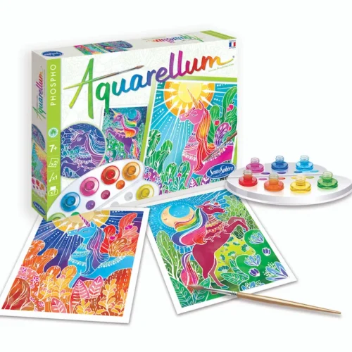 Sentosphere-aquarellum-phospho-unicornios-contenido-caja
