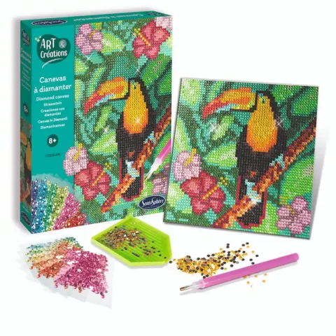 Sentosphere-lienzo-de-diamantes-tucan-contenido-caja