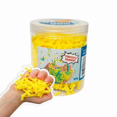 Squishy-worms-amarillo-bote