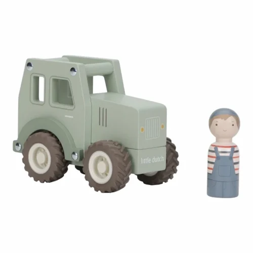 Tractor-de-madera-Little-Dutch-con-personaje