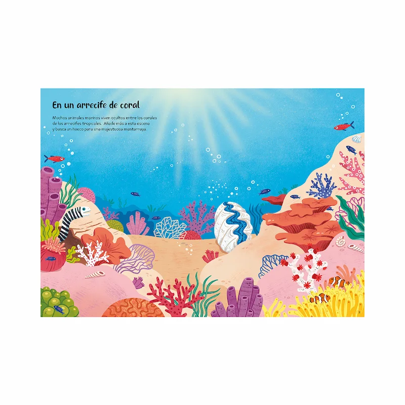 Usborne-mi-pequeno-libro-de-pegatinas-brillantes-animales-marinos-ejemplo-pagina