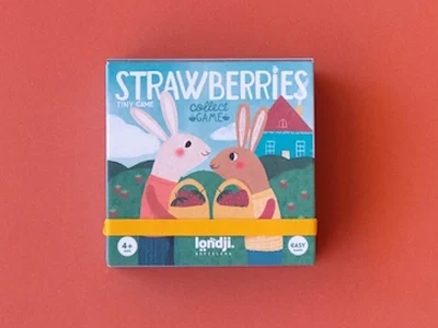 Juego de mesa para llevar de viaje Strawberries de Londji